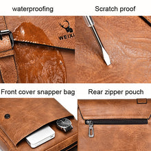 Load image into Gallery viewer, WEIXIER D266 Retro Crossbody Large Capacity Messenger Bag Shoulder Bag Tot Backpack