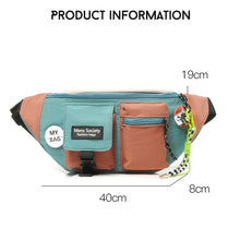 Load image into Gallery viewer, Canvas Crossbody Single Shoulder Backpack Light Sports Chest Bag