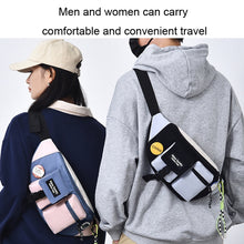 Load image into Gallery viewer, Canvas Crossbody Single Shoulder Backpack Light Sports Chest Bag