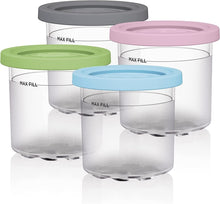 Load image into Gallery viewer, For Ninja NC299AMZ NC300 Ice Cream Storage Containers with Lids, 2 Cups, 4 Cups, 2 Cups+Spoon, 4 Cups+Spoon