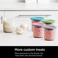 Load image into Gallery viewer, For Ninja NC299AMZ NC300 Ice Cream Storage Containers with Lids, 2 Cups, 4 Cups, 2 Cups+Spoon, 4 Cups+Spoon