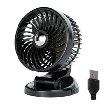 Load image into Gallery viewer, F612 5W Car Rotatable Turntable Silent Fan