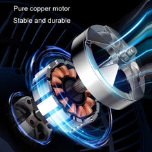 Load image into Gallery viewer, F612 5W Car Rotatable Turntable Silent Fan