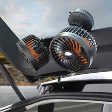 Load image into Gallery viewer, F6026 Large Suction Cup Vehicle-Mounted Double-Head Fan, F6026 USB, F6026 Cigarette Lighter with USB