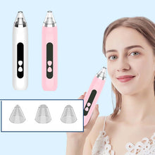 Load image into Gallery viewer, Blackhead Remover Vacuum Pore Cleaner Facial Deep Cleaning Beauty Tools, Dry Battery (Pink), Dry Battery(White)