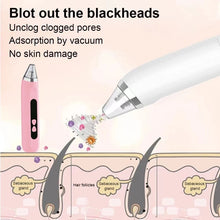 Load image into Gallery viewer, Blackhead Remover Vacuum Pore Cleaner Facial Deep Cleaning Beauty Tools, Dry Battery (Pink), Dry Battery(White)