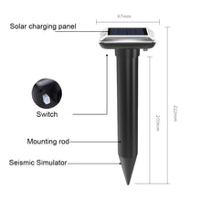 Load image into Gallery viewer, SJZ038 Outdoor Waterproof Solar Ultrasonic Rat Repeller Ultrasonic Animal Repeller, SJZ038 (Orange), SJZ038 (Black), SJZ038 (Green)