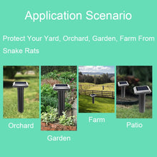 Load image into Gallery viewer, SJZ038 Outdoor Waterproof Solar Ultrasonic Rat Repeller Ultrasonic Animal Repeller, SJZ038 (Orange), SJZ038 (Black), SJZ038 (Green)