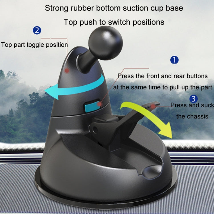 F4206 Suction Cup Double Head Car USB Fan, F4206