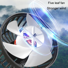 Load image into Gallery viewer, F4206 Suction Cup Double Head Car USB Fan, F4206
