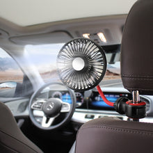 Load image into Gallery viewer, F508 Car Rear Seat USB Air Speed Adjustable Hose Fan, F508