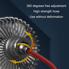 Load image into Gallery viewer, F508 Car Rear Seat USB Air Speed Adjustable Hose Fan, F508