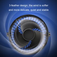 Load image into Gallery viewer, 12V/24V Vehicle Electric Oscillating Head Rotatable Double Head Fan, F623U, F623