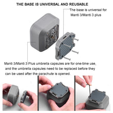Load image into Gallery viewer, Parachute for DJI Mavic Air 2 / 2S / Mavic 3 Improve Safety, Manti 3, Manti 3 Plus, Manti 3 Replacement Umbrella Cabin, Manti 3 Plus Replacement Umbrella Cabin