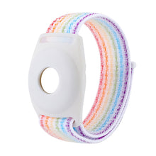 Load image into Gallery viewer, For AirTag Anti-Lost Device Case Locator Nylon Loop Watch Strap Wrist Strap