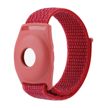 Load image into Gallery viewer, For AirTag Anti-Lost Device Case Locator Nylon Loop Watch Strap Wrist Strap