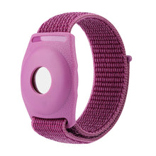 Load image into Gallery viewer, For AirTag Anti-Lost Device Case Locator Nylon Loop Watch Strap Wrist Strap