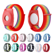Load image into Gallery viewer, For AirTag Anti-Lost Device Case Locator Nylon Loop Watch Strap Wrist Strap