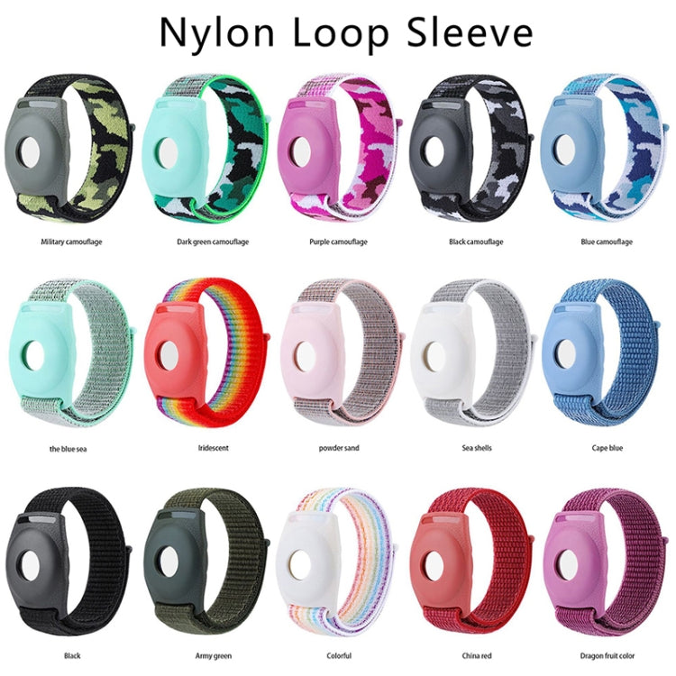 For AirTag Anti-Lost Device Case Locator Nylon Loop Watch Strap Wrist Strap