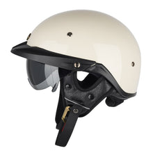 Load image into Gallery viewer, SOMAN Motorcycle Half Helmet Adjustable Helmet With Inner Mirror, S, M, L, XL, XXL