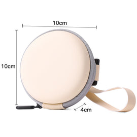 Folding Sunglasses Round Storage Bag Air Cushion Shape Glasses Case