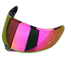 Load image into Gallery viewer, Motorcycle Helmet Lens with Anti-fog Spikes for SOMAN K1/K3SV/K5, Transparent REVO Red, Transparent REVO Purple, Transparent REVO Blue, Dark Tea Revo Red, Dark Tea Revo Blue, Tea Film Revo Purple Red Gold, Silver Plated, Dark Tea, Gold Flakes, Color Fi...