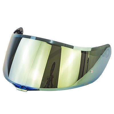 Motorcycle Helmet Lens with Anti-fog Spikes for SOMAN K1/K3SV/K5, Transparent REVO Red, Transparent REVO Purple, Transparent REVO Blue, Dark Tea Revo Red, Dark Tea Revo Blue, Tea Film Revo Purple Red Gold, Silver Plated, Dark Tea, Gold Flakes, Color Fi...
