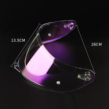 Load image into Gallery viewer, Motorcycle Helmet Lens with Anti-fog Spikes for SOMAN K1/K3SV/K5, Transparent REVO Red, Transparent REVO Purple, Transparent REVO Blue, Dark Tea Revo Red, Dark Tea Revo Blue, Tea Film Revo Purple Red Gold, Silver Plated, Dark Tea, Gold Flakes, Color Fi...