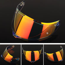 Load image into Gallery viewer, Motorcycle Helmet Lens with Anti-fog Spikes for SOMAN K1/K3SV/K5, Transparent REVO Red, Transparent REVO Purple, Transparent REVO Blue, Dark Tea Revo Red, Dark Tea Revo Blue, Tea Film Revo Purple Red Gold, Silver Plated, Dark Tea, Gold Flakes, Color Fi...