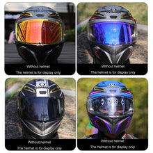 Load image into Gallery viewer, Motorcycle Helmet Lens with Anti-fog Spikes for SOMAN K1/K3SV/K5, Transparent REVO Red, Transparent REVO Purple, Transparent REVO Blue, Dark Tea Revo Red, Dark Tea Revo Blue, Tea Film Revo Purple Red Gold, Silver Plated, Dark Tea, Gold Flakes, Color Fi...