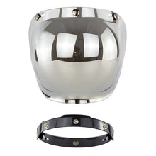 Load image into Gallery viewer, Motorcycle Helmet Three-Button Windproof Lens With Bracket