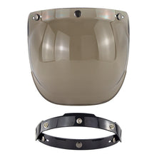 Load image into Gallery viewer, Motorcycle Helmet Three-Button Windproof Lens With Bracket
