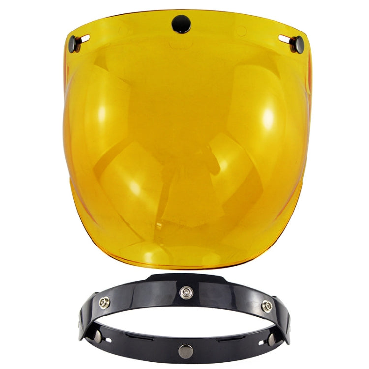 Motorcycle Helmet Three-Button Windproof Lens With Bracket