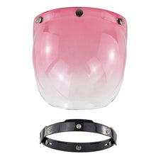 Load image into Gallery viewer, Motorcycle Helmet Three-Button Windproof Lens With Bracket