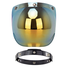 Load image into Gallery viewer, Motorcycle Helmet Three-Button Windproof Lens With Bracket