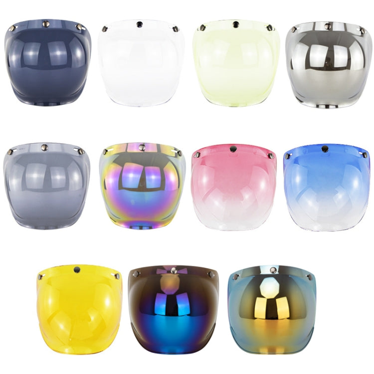 Motorcycle Helmet Three-Button Windproof Lens With Bracket