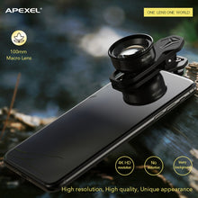 Load image into Gallery viewer, APEXEL APL-HB100MM HD Insect Jewelry 100 Micro External Mobile Phone Lens