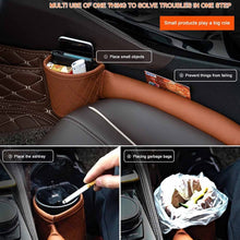 Load image into Gallery viewer, Car Seat Gap Leak-Proof Plugs Debris Storage Bag, Black Principal Driver, Black Co-pilot, Brown Principal Driver, Brown Co-pilot, Beige Principal Driver, Beige Co-pilot, Gray Principal Driver, Gray Co-pilot, Dark Brown Principal Driver                 ...