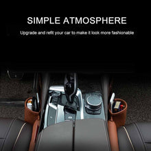 Load image into Gallery viewer, Car Seat Gap Leak-Proof Plugs Debris Storage Bag, Black Principal Driver, Black Co-pilot, Brown Principal Driver, Brown Co-pilot, Beige Principal Driver, Beige Co-pilot, Gray Principal Driver, Gray Co-pilot, Dark Brown Principal Driver                 ...