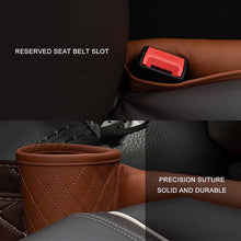 Load image into Gallery viewer, Car Seat Gap Leak-Proof Plugs Debris Storage Bag, Black Principal Driver, Black Co-pilot, Brown Principal Driver, Brown Co-pilot, Beige Principal Driver, Beige Co-pilot, Gray Principal Driver, Gray Co-pilot, Dark Brown Principal Driver                 ...