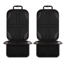 Load image into Gallery viewer, 2pcs Child Car Seat Protector Non-Slip Base Material + Waterproof 600D Fabric, Red Line, Black Line