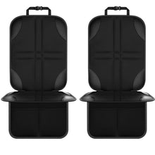 Load image into Gallery viewer, 2pcs Child Car Seat Protector Non-Slip Base Material + Waterproof 600D Fabric, Red Line, Black Line