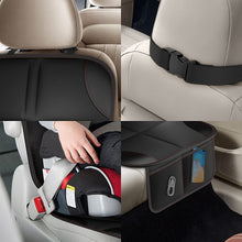 Load image into Gallery viewer, 2pcs Child Car Seat Protector Non-Slip Base Material + Waterproof 600D Fabric, Red Line, Black Line