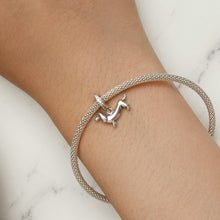 Load image into Gallery viewer, S925 Sterling Silver Cute Little Dachshund Pendant DIY Beaded Bracelet Accessories, SCC2561