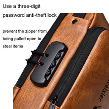 Load image into Gallery viewer, WEIXIER X318 Single Shoulder Crossbody Male Waterproof Anti-Theft Small Backpack
