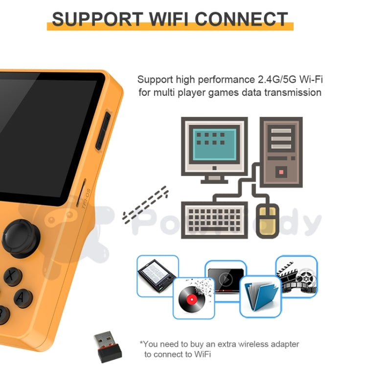 POWKIDDY RGB20S  3.5-Inch IPS Screen Retro Open Source Handheld Game Console, 16GB Without Game, 16GB+32GB 10,000 Games, 16GB+32GB, 16GB+64GB, 16GB+64GB 15,000 Games, 16GB+128GB, 16GB+128GB 20,000 Games, 16GB+256GB, 16GB+256GB 30,000 Games