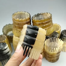 Load image into Gallery viewer, Cylindrical Horn Comb Short Shampoo Brush, Color Random Delivery, Brush