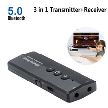 Load image into Gallery viewer, 3 In 1 Bluetooth 5.0 Adapter TV Computer Wireless Audio Receiving Transmitter, ZF-360