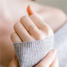 Load image into Gallery viewer, Geometric Square Rings for Women Wedding Rhinestone Finger Rings Charm Jewelry, 10, 6, 7, 8, 9