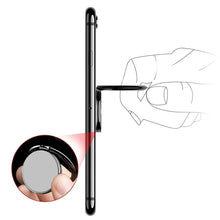 Load image into Gallery viewer, Full Metal Bracket 360 Degree Rotating Magnetic Phone Ring Buckle, 1pcs